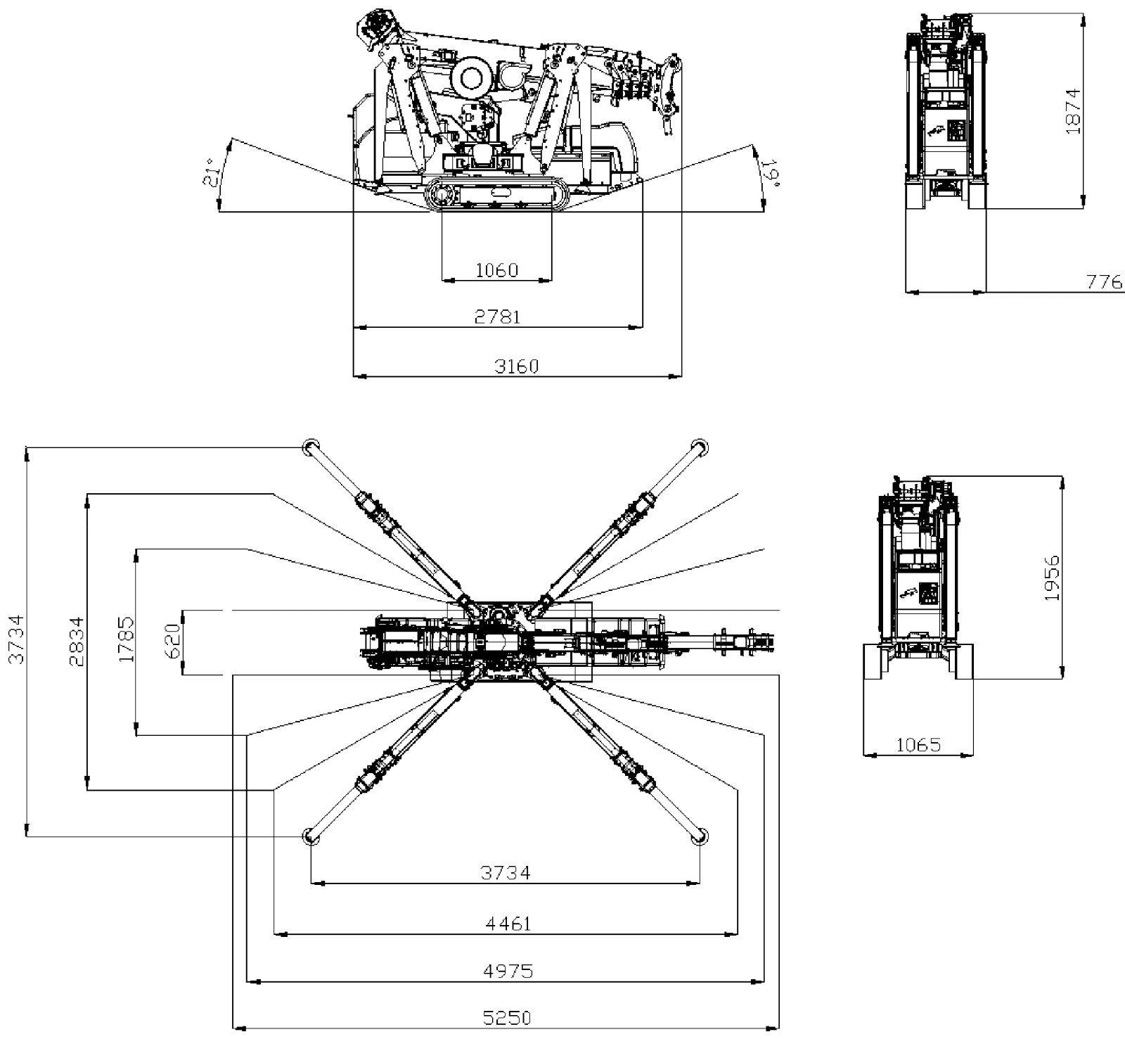 Wymiary Jekko SPX424